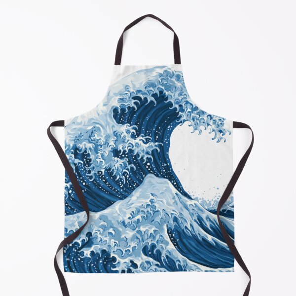 Item preview, Japanese Woodcut Style Giant Ocean Wave Illustration designed and sold by TrendyGalaxy.