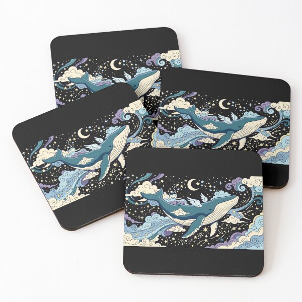 Item preview, Majestic Flying Space Whale with Wings designed and sold by PutroGraph.