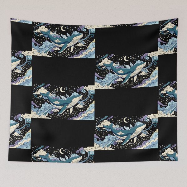 Item preview, Majestic Flying Space Whale with Wings designed and sold by PutroGraph.
