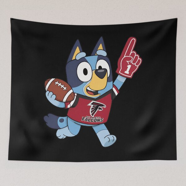 Item preview, Bluey Atlantaa Falconss Football designed and sold by visionnen.