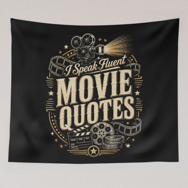 Item preview, I Speak Fluent Movie Quotes Movie Lover Film Enthusiast designed and sold by BrockmeyeSB.