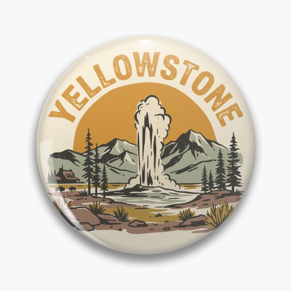 Item preview, Vintage Yellowstone National Park designed and sold by Travelpeak.