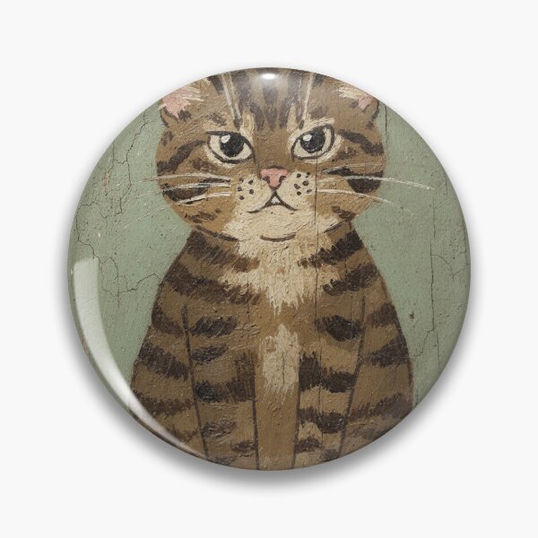 Artikelvorschau, Beleidigte braungetigerte Katze, die nicht befragt wurde – Volkskunst entworfen und verkauft von PictorialWhimsy.