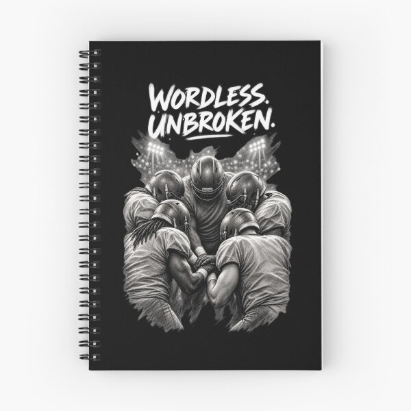 Item preview, Wordless Unbroken Football Huddle Vintage Pencil Sketch Sports Design designed and sold by Locker39.
