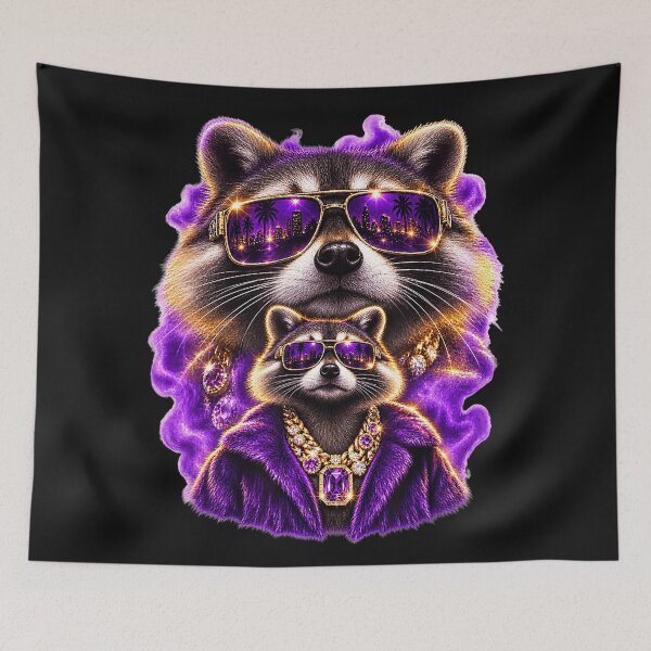 Item preview, Gangster Raccoon Urban Player designed and sold by BrockmeyeSB.