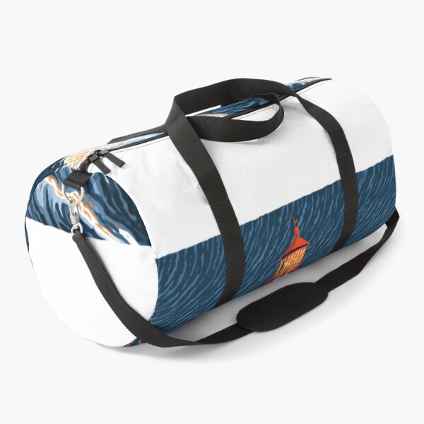 Item preview, Minimalist Lighthouse on Rocky Cliff Stormy Sea Art designed and sold by TrendyGalaxy.