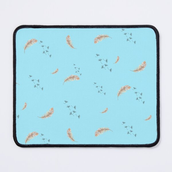 Item preview, Feathers and Dandelions Peaceful Sky Pattern designed and sold by CeciReynaga.