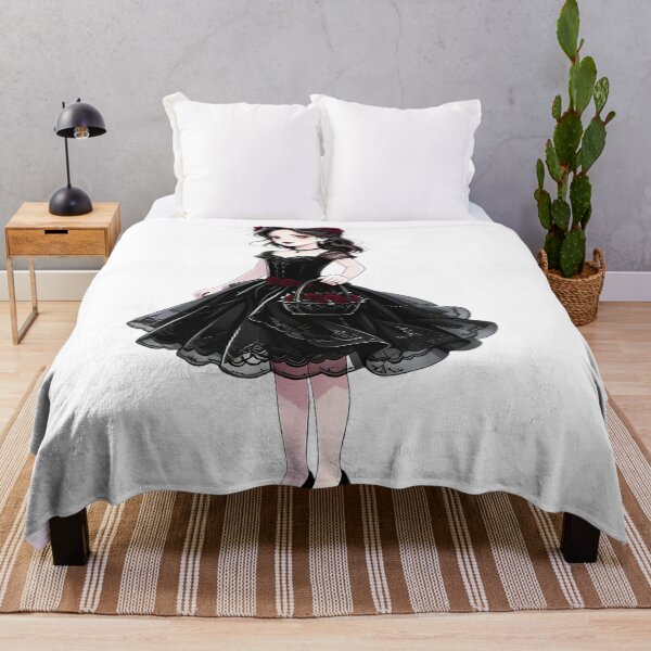 Item preview, Gothic Flower Girl with Red Roses — Whimsigoth Art designed and sold by Bondingbonding.