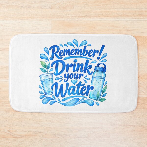 Item preview, Remember drink your water designed and sold by nimmitrends.