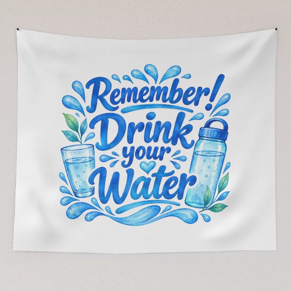 Item preview, Remember drink your water designed and sold by nimmitrends.