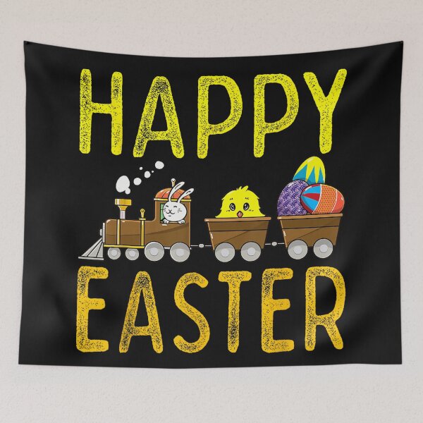 Item preview, Happy Easter Train Bunny Chick Eggs Kids Family Spring Holiday designed and sold by BrockmeyeSB.