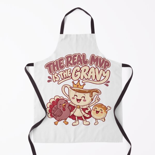 Item preview, The Real MVP Is The Gravy Tee, Thanksgiving Food Humor Graphic designed and sold by PhylonBoxx.