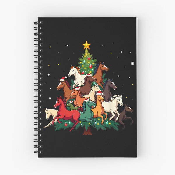 Item preview, Christmas Horses Tree Equestrian Holiday Lover designed and sold by BrockmeyeSB.