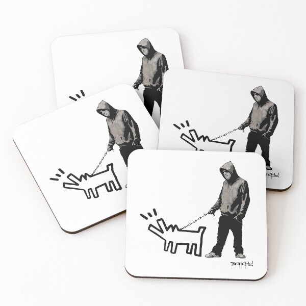 Item preview, Street Artist and White Dog designed and sold by AdelaSimmons.