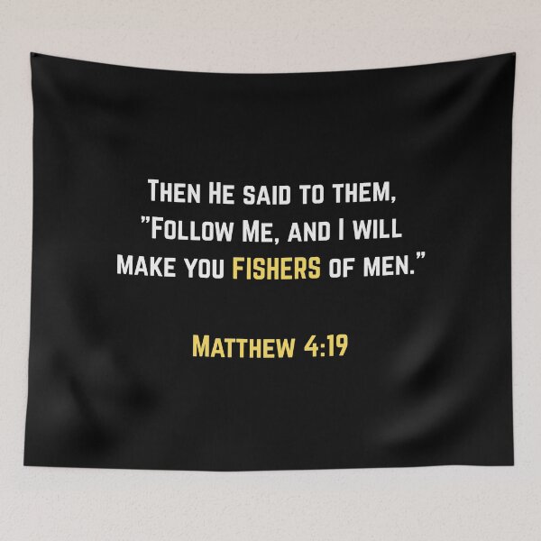 Item preview, Fishers Of Men Matthew 4 19 Scripture designed and sold by Drami21.