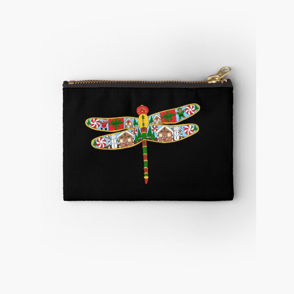 Item preview, Have a Merry Christmas Dragonfly Die Cut designed and sold by JoyousArt4u.
