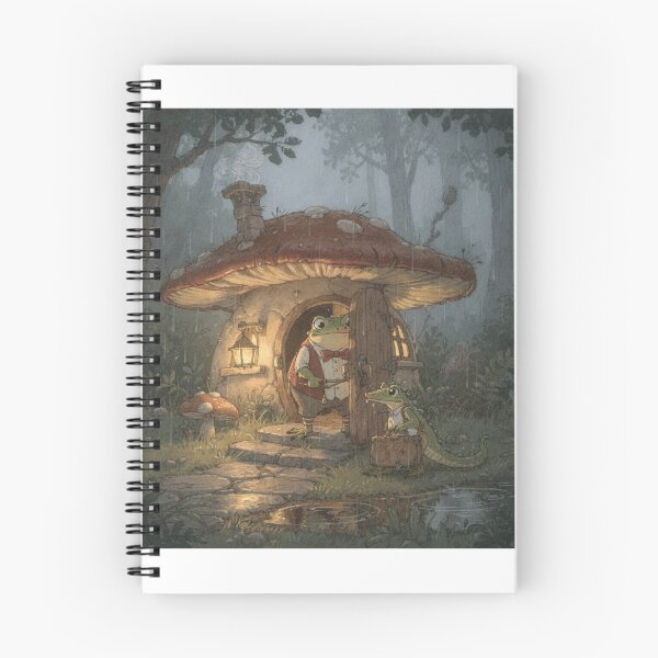 Item preview, Toad Innkeeper Turning Away a Late Newt designed and sold by PictorialWhimsy.