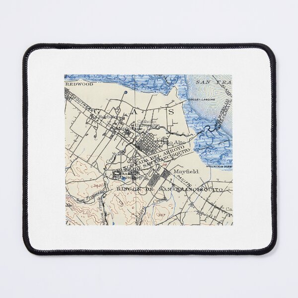 Item preview, Vintage Map Of Palo Alto California (1899) designed and sold by longo-mikaela.