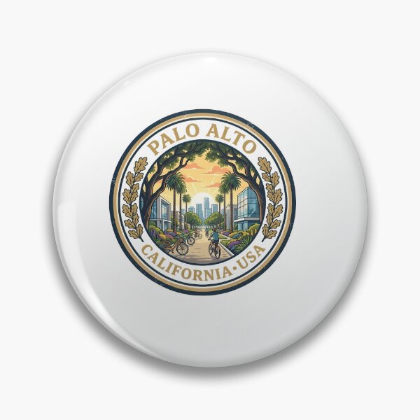Item preview, Vintage Palo Alto California Travel Badge designed and sold by longo-mikaela.