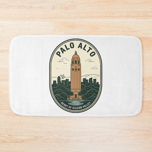 Item preview, Vintage Palo Alto Silicon Valley Hoover Tower Badge designed and sold by longo-mikaela.