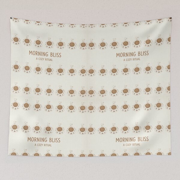 Item preview, Morning Bliss A Cozy Ritual Coffee Cup Pattern designed and sold by FestivityFinds.