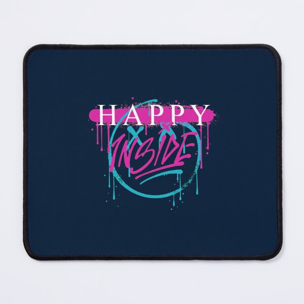 Item preview,  Happy Inside Neon Typography  designed and sold by AdelaSimmons.