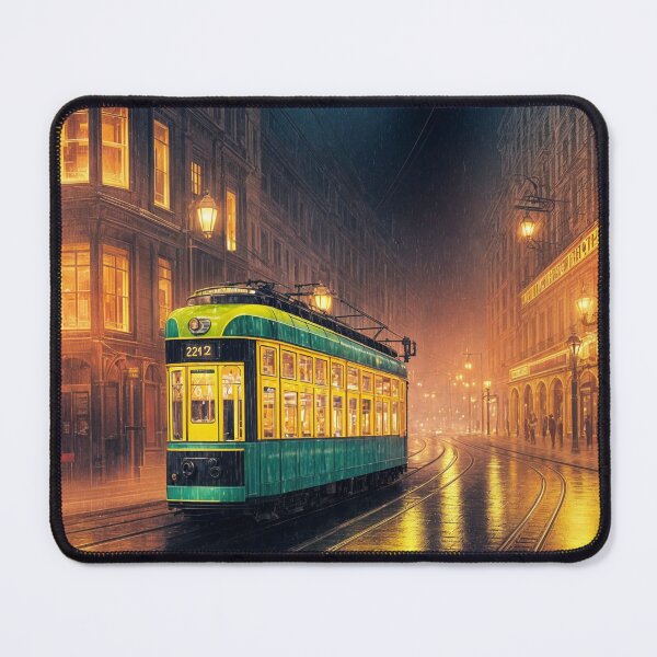 Item preview, Tram at Night designed and sold by Korral.
