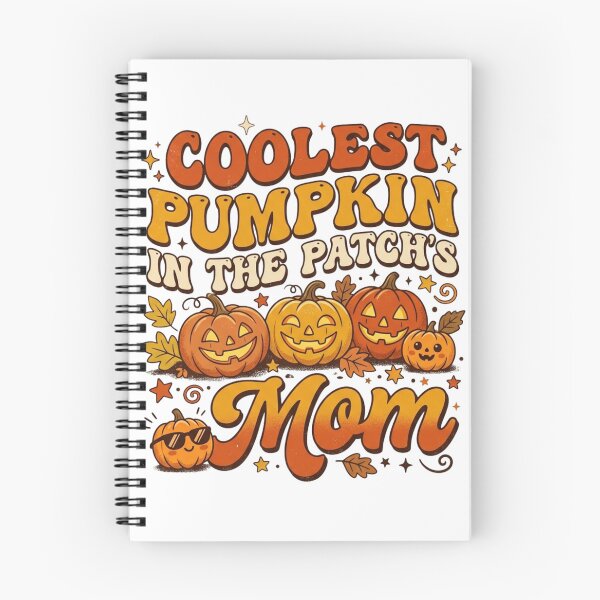 Item preview, Coolest Pumpkin in the Patch's Mom Retro Halloween Pumpkin Mom designed and sold by KreatoLab.