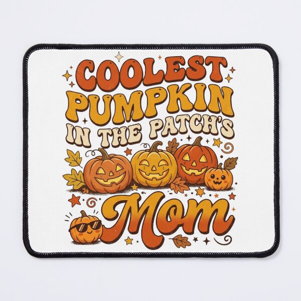 Item preview, Coolest Pumpkin in the Patch's Mom Retro Halloween Pumpkin Mom designed and sold by KreatoLab.