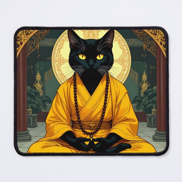 Item preview, Buddhist Cat designed and sold by Jaenne.studio.