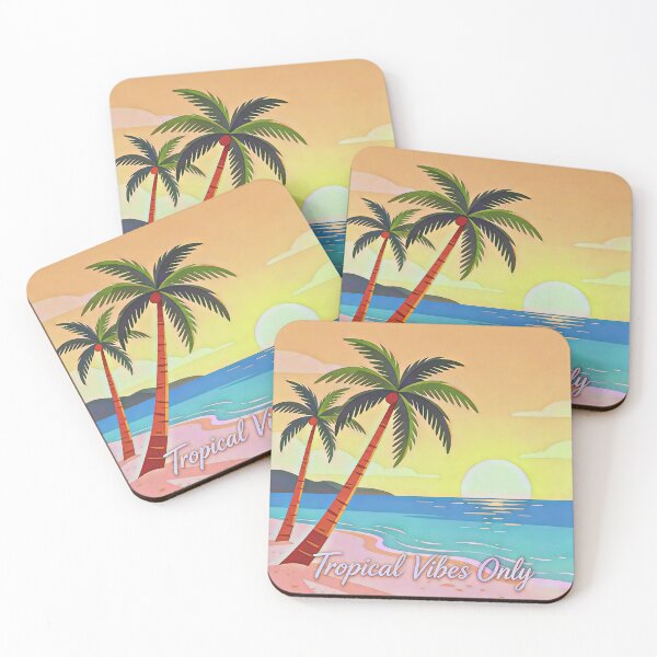 Item preview, Tropical Beach Vibes — Sunny Coastal Art designed and sold by Bonasates.