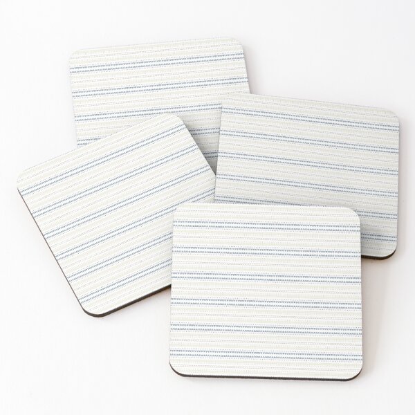 Item preview, Sage Blue & Cream Herringbone Stitch Pattern designed and sold by FawnFeatherCo.