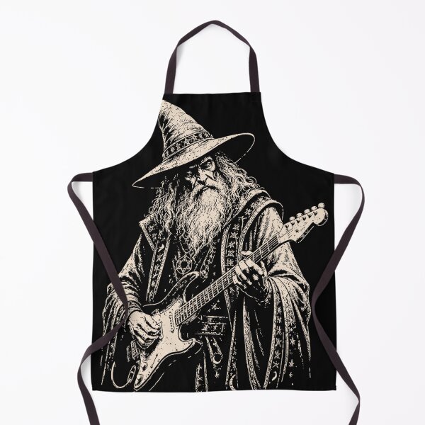 Item preview, Wizard Electric Guitar Player Rock Music Fantasy Gamer designed and sold by CharlieConon.