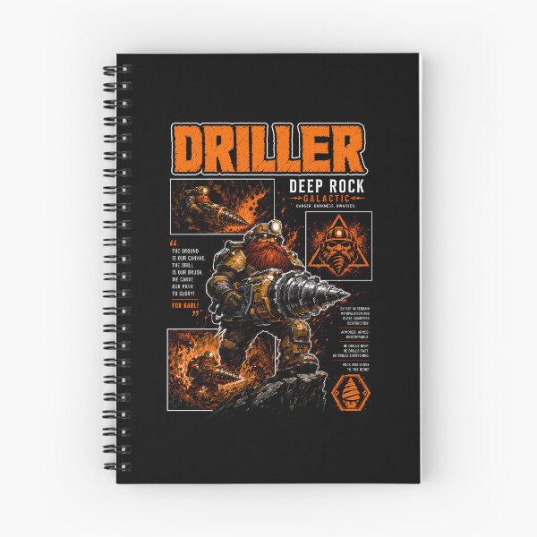 Item preview, Driller Deep Rock Galactic Rock and Stone Art designed and sold by PrestonChild.
