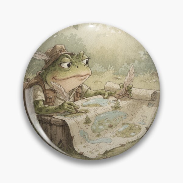 Item preview, Toad Mapmaker Who Got the Pond All Wrong designed and sold by PictorialWhimsy.