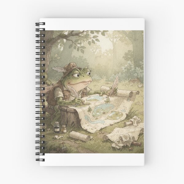 Item preview, Toad Mapmaker Who Got the Pond All Wrong designed and sold by PictorialWhimsy.