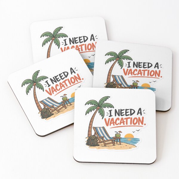 Item preview, I Need I Need a Vacation | Funny Travel Beach Designa Vacation | Funny Travel Beach Design designed and sold by ritach11.