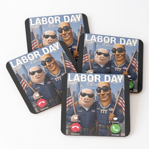 Item preview, Labor Day Calling... American Worker Holiday designed and sold by CharlieConon.