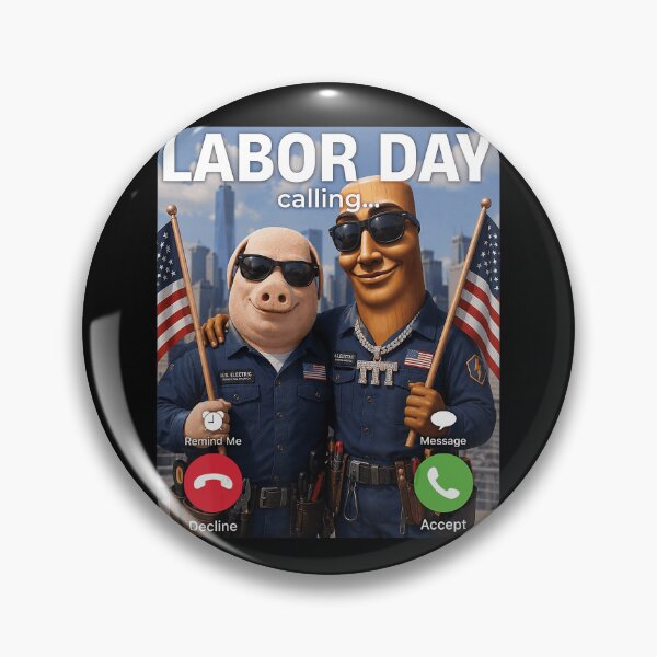 Item preview, Labor Day Calling... American Worker Holiday designed and sold by CharlieConon.
