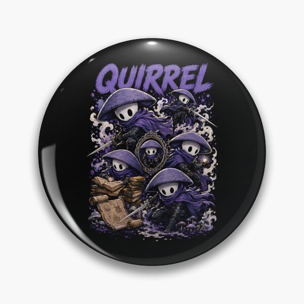 Item preview, Quirrel Hollow Knight Violet Wanderer Art designed and sold by PrestonChild.