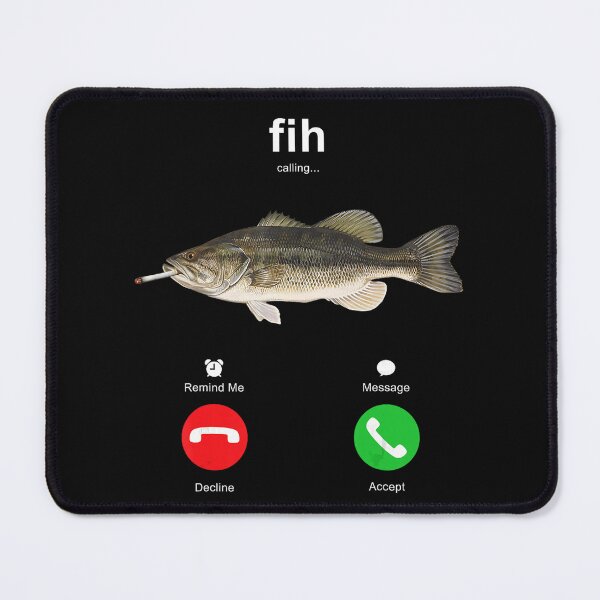 Item preview, Fih Calling Fishing Meme Bass Fisherman Humor Angler designed and sold by CharlieConon.