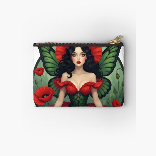 Item preview, Red Poppy Fairy #2 designed and sold by Jaenne.studio.