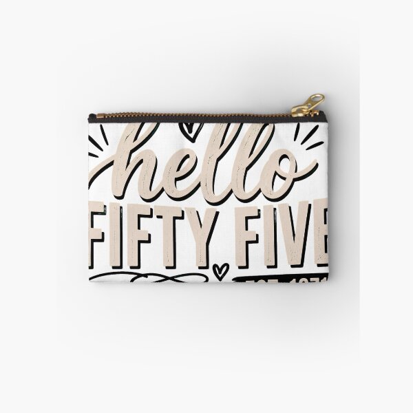 Item preview, Hello Fifty Five EST 1971 - 55th Birthday Vintage Typography Gift designed and sold by BumbleBloom7.