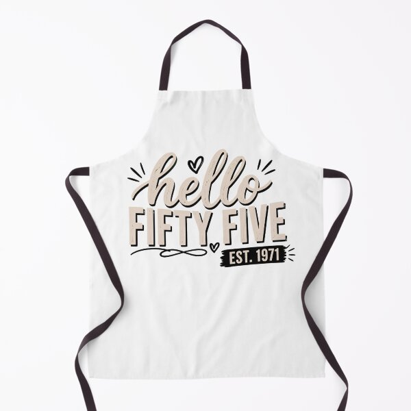 Item preview, Hello Fifty Five EST 1971 - 55th Birthday Vintage Typography Gift designed and sold by BumbleBloom7.