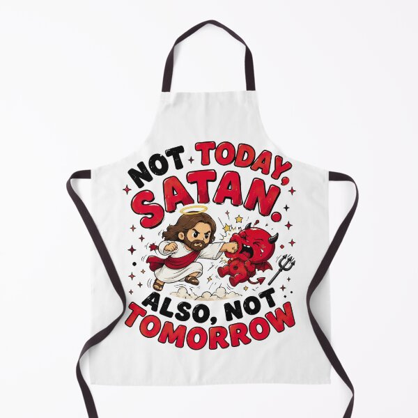 Aperçu de l'œuvre Pas aujourd'hui Satan créée et vendue par graphic-genie.