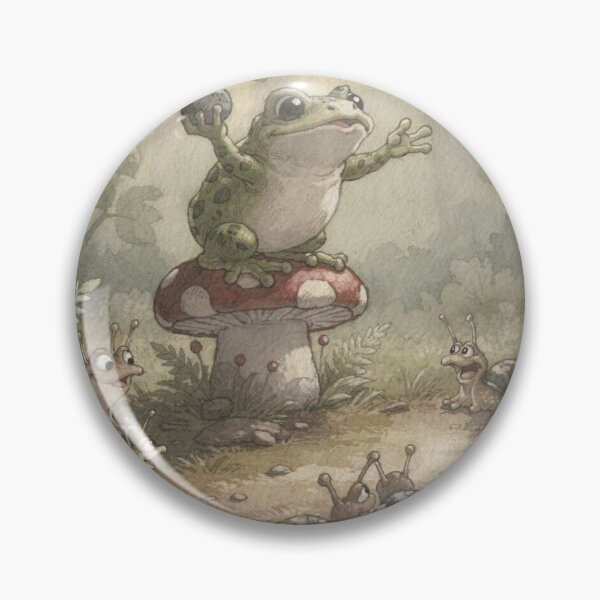 Item preview, Toad Auctioneer Selling One Very Ordinary Pebble designed and sold by PictorialWhimsy.