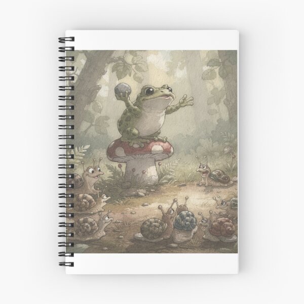 Item preview, Toad Auctioneer Selling One Very Ordinary Pebble designed and sold by PictorialWhimsy.