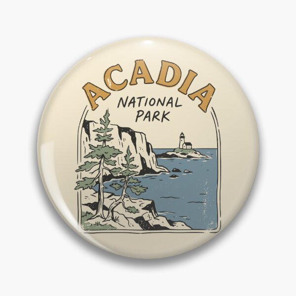 Item preview, Vintage Acadia National Park designed and sold by Travelpeak.