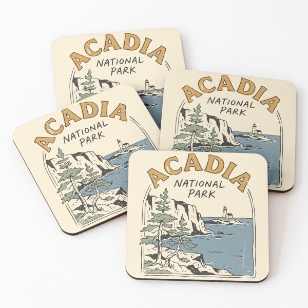 Item preview, Vintage Acadia National Park designed and sold by Travelpeak.