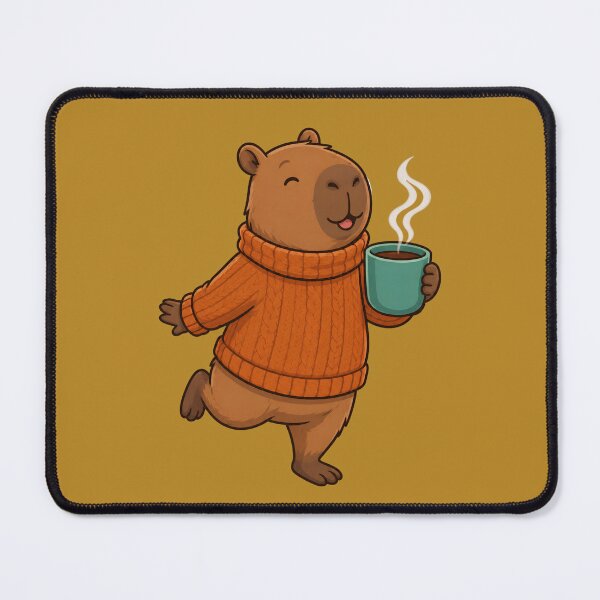 Item preview, Autumn Capybara Cozy Sweater designed and sold by Ivy-Triggs.